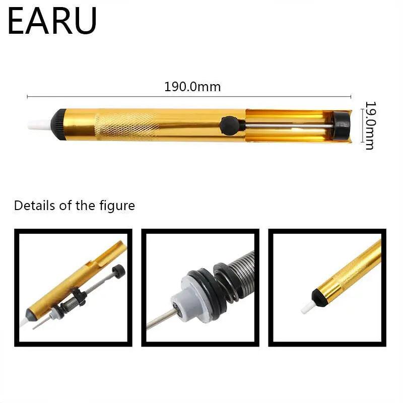 EARU- Aluminum Metal Desoldering Pump Suction Tin Gun - electrical center b2c