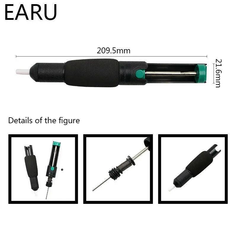 EARU- Aluminum Metal Desoldering Pump Suction Tin Gun - electrical center b2c