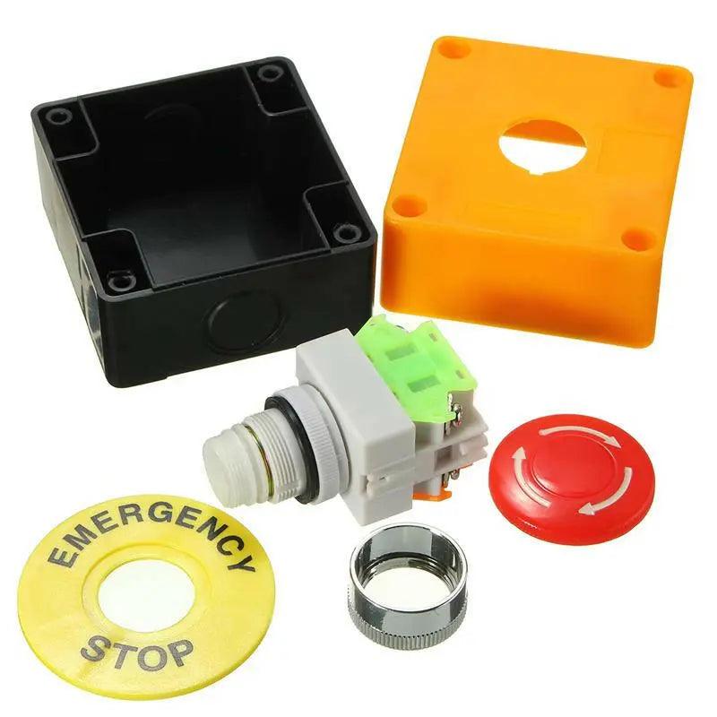 EARU- Emergency Stop Push Button Switch |1NO+1NC 10A - electrical center b2c