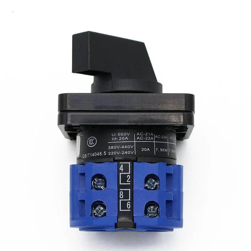 EARU- LW28-20 LW26-20 Series Electric Changeover Switch| 8 Terminals  2/3/4 Position optional - electrical center b2c