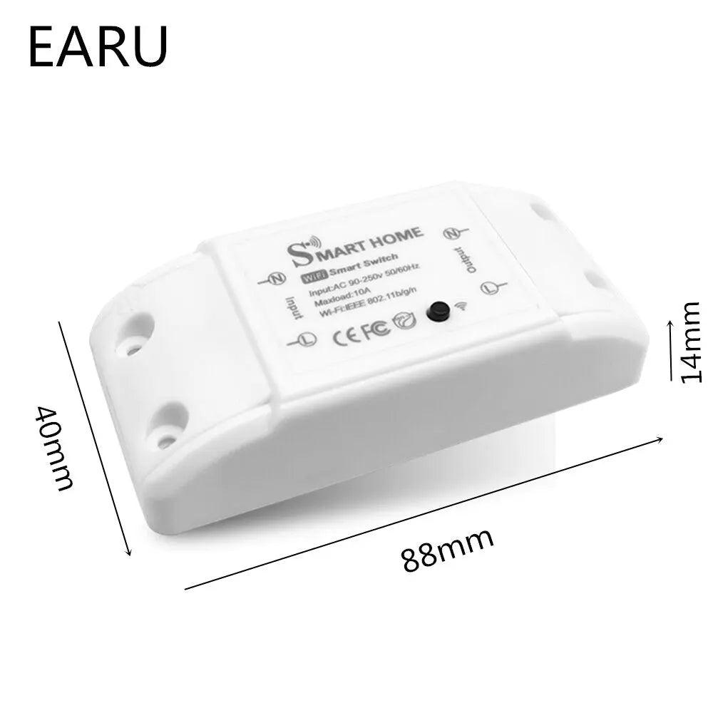 EARU- Smart Home Wifi Wireless Remote Switch Breaker Light Controller - electrical center b2c