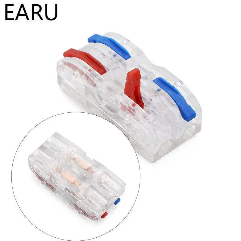 EARU- SPL-1 Mini Fast Quick Wire Connector| Universal Plug-in Conductor for LED - electrical center b2c