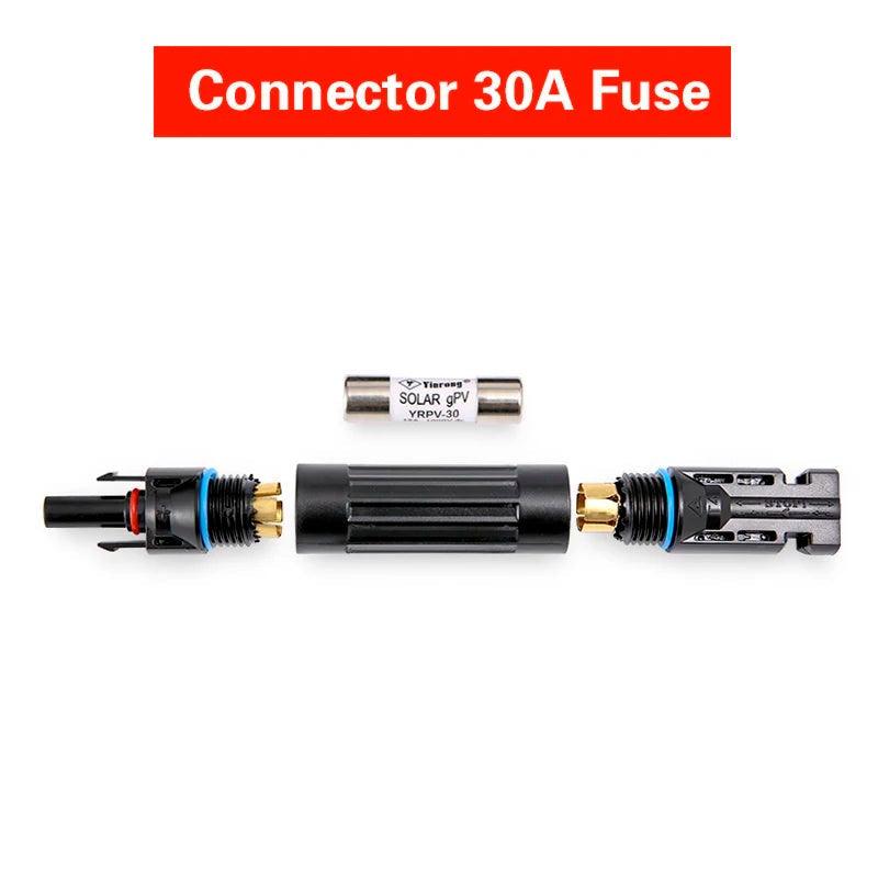 Solar PV Fuses Connector IP67 Waterproof Fuse Holder 1000VDC Fuse 10A/15A/20A/30A