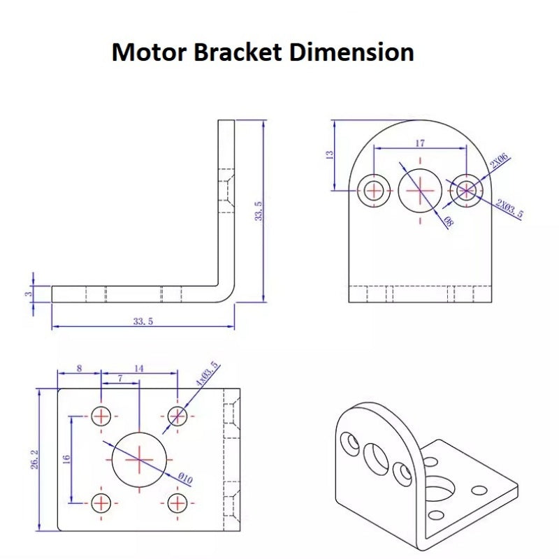 JGA25-370 shaft length 22mm Mini DC Gear Motor