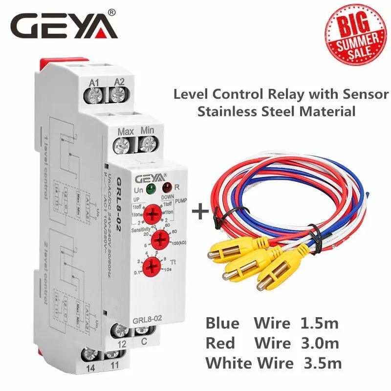 GEYA- Free Shipping GRL8 Liquid Level Control Relay /2P 16A-25A optional - electrical center b2c