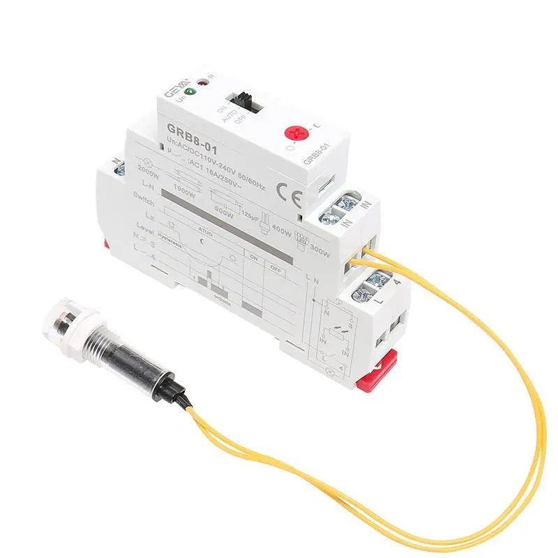 GEYA-  GRB8-01 Din rail Twilight Switch Photoelectric Timer Light Sensor Relay - electrical center b2c,din rail timer relay