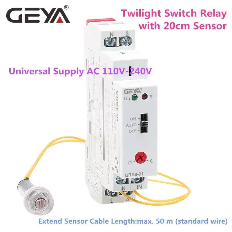 GEYA- Twilight Switch Sensor Photoelectric Timer Light Sensor - electrical center b2c