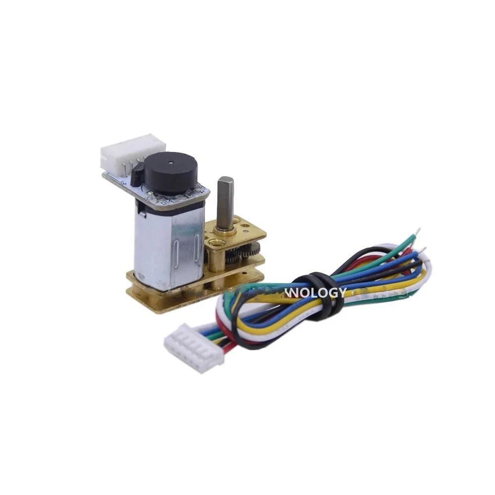 GM1024-N20 ABHL DC 12V 6V 3V Reduction Gear Motor Hall Encoder Invert Type For Robot Engine Electric 12 v Volt Metal Mini Motor