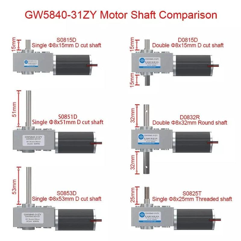 dc shaft motor