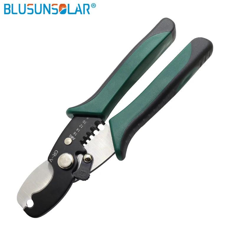 Hand Electrician Pliers for Crimping Wire Cable From 4-50mm2 AWG 12-1 with Cable Cutters/Thickened and Reinforced Metal Plate