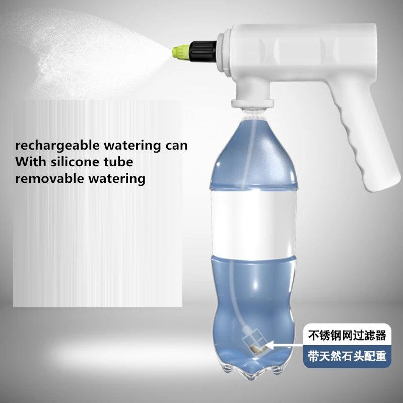 Hand-held Electric Watering Flower Pomp Watering Can Spray Gun 220V Charging Free Plug-in Multi-functional Household Water Pump