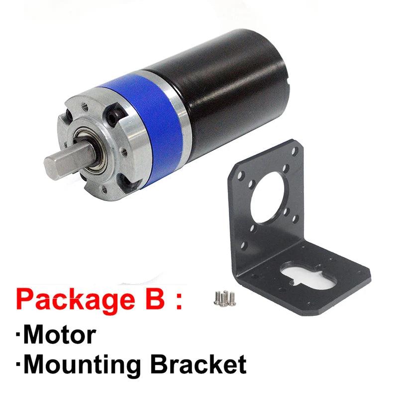 High Quality 24v DC Brushless Planetary Metal Gear Motor 36mm Tubular Electirc DC Motor 12v with Geared Reducer BLDC PG36-3662