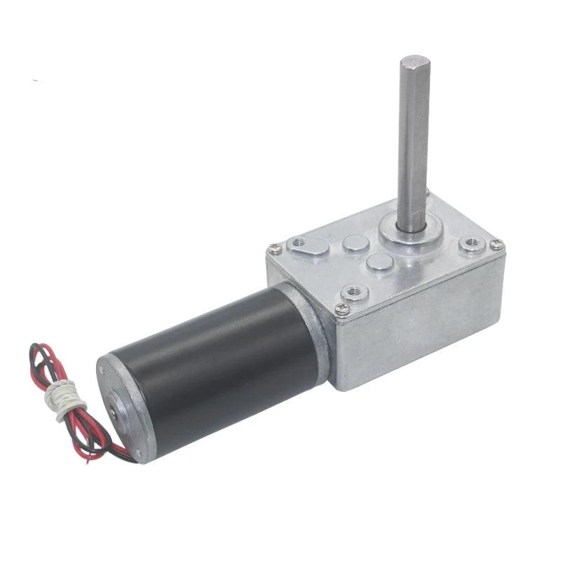 High Torque 70KG Gear Motor 12V 24V In DC Motor Shaft Length 51MM Speed 5 To 470RPM Self Locking Adjustable Speed Reversed