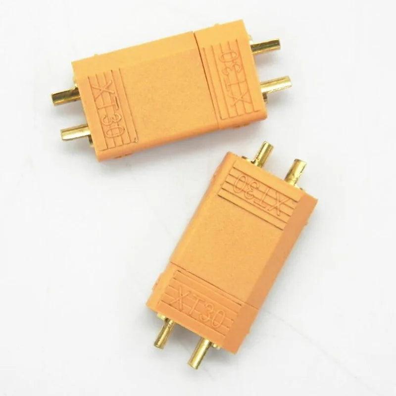 Hot Sell XT30 2mm Golden Connector / Plug Set for RC Mini Quadcopter Multicopter Airplane = 100 Pieces