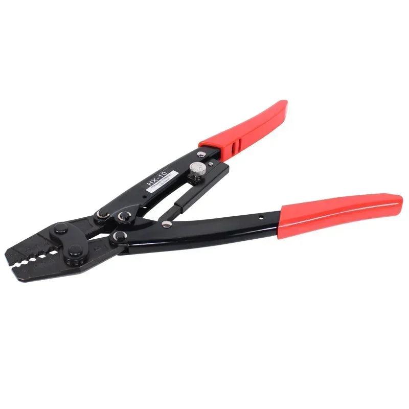 HX-10 Spine Wheel Type Labor-saving Terminal Crimping Tools for 1.25-10mm2 10-6AWG Terminal Electrician Specific Crimping Pliers