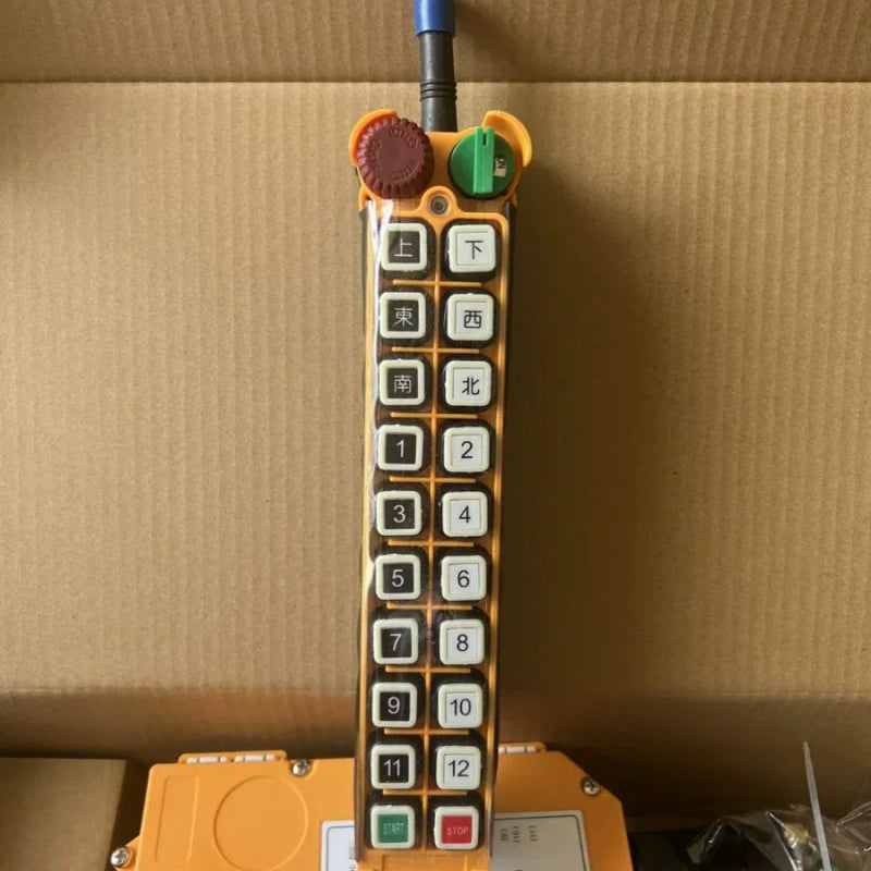 F24-16S 16 Buttons Industrial Wireless Crane Remote Control for Hydraulic Cylinder Hoist