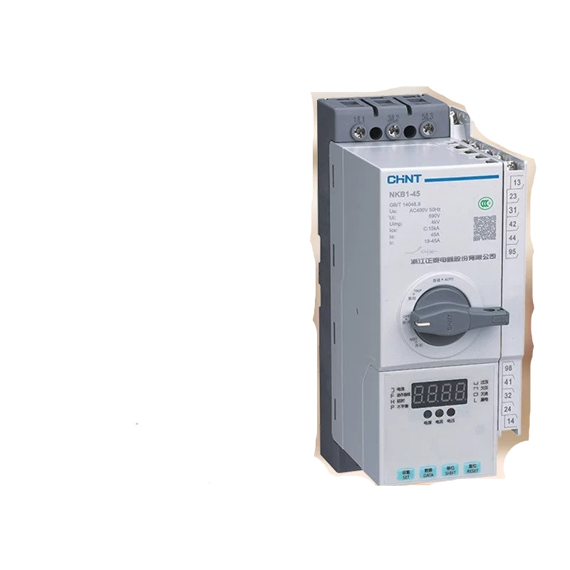 chint nkb1 cps switch,kbo motor protection switch,nkb1-45c 1a 3a 6a 12a 16a 25a 32a 45a,nkb1-125 63a 80a 100a 125a,integrated contactor breaker relay,fire type isolation cps switch,motor starter control switch