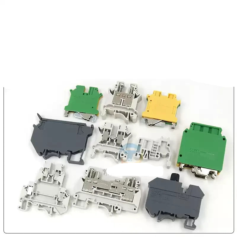 CHNT JCUKTerminal Block,DIN Rail Terminal ,Wire Connector ,Screw Terminal Block,Ground Terminal ,Fuse Terminal ,Double Layer Terminal ,2.5mm² Terminal , 35mm² Terminal, Cabinet Wiring Accessory