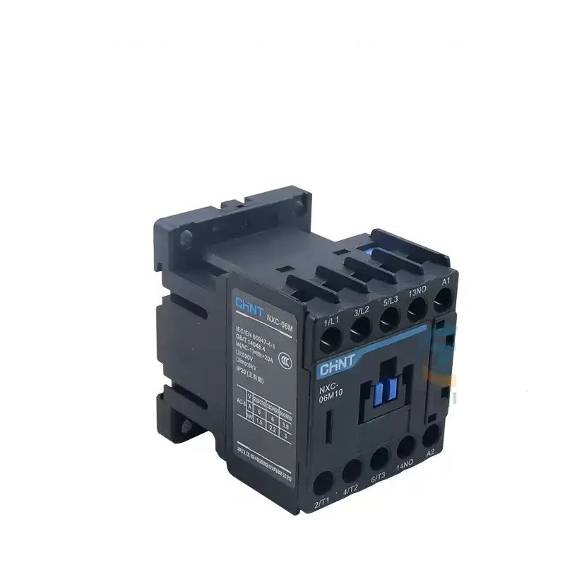 chint nxc-m mini contactor,nxc06m nxc09m,small ac magnetic contactor,original chint,6a 9a contactor,1no 1nc auxiliary,220v 380v coil,din rail mini contactor,solenoid control contactor,small motor switch,compact cabinet electrical parts,plc auxiliary control component