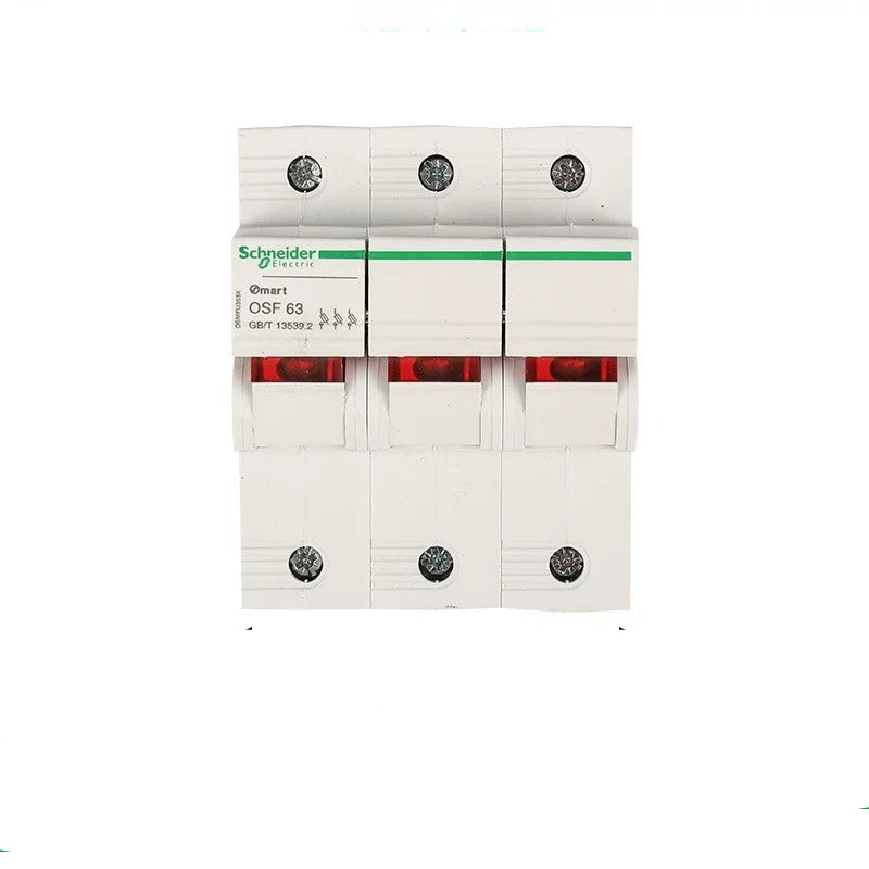 Schneider OSMFU363X Fuse Holder ,DIN Rail Fuse Holder, 3P 63A Fuse Holder