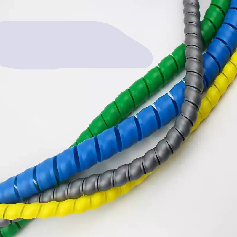 spiral wrap tubing, cable protective sleeve, hydraulic hose protector, wire loom wrap, PE cable wrap, pet anti-bite wire cover, car washer hose sleeve, air conditioner pipe wrap, flexible conduit wrap, industrial pipeline protection