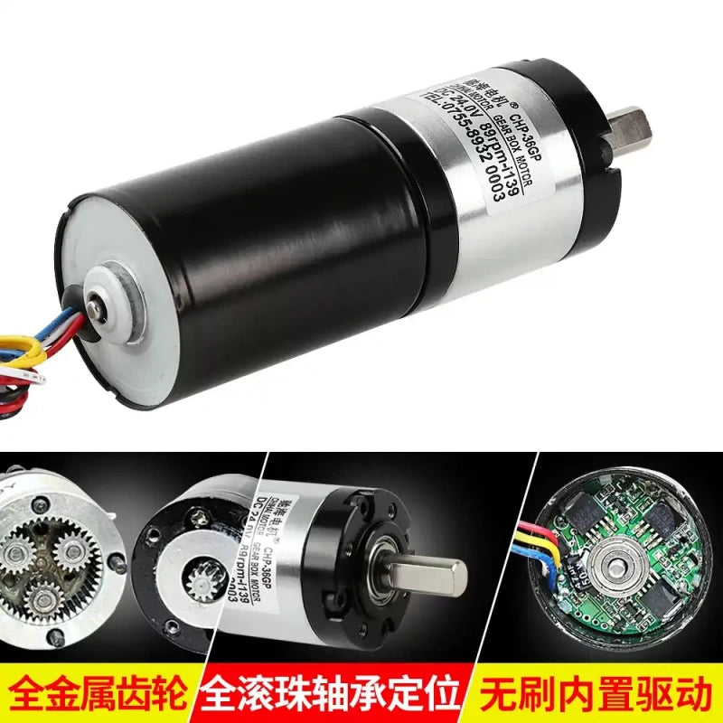 36GP brushless gear motor,BLDC3650 motor,planetary gear reducer motor,brushless dc motor,emergency stop gear motor,all metal gear motor,full ball bearing motor,built?€?in hall driver motor,dc12?€?24v gear motor,robot gear motor,smart car motor,36mm gear motor