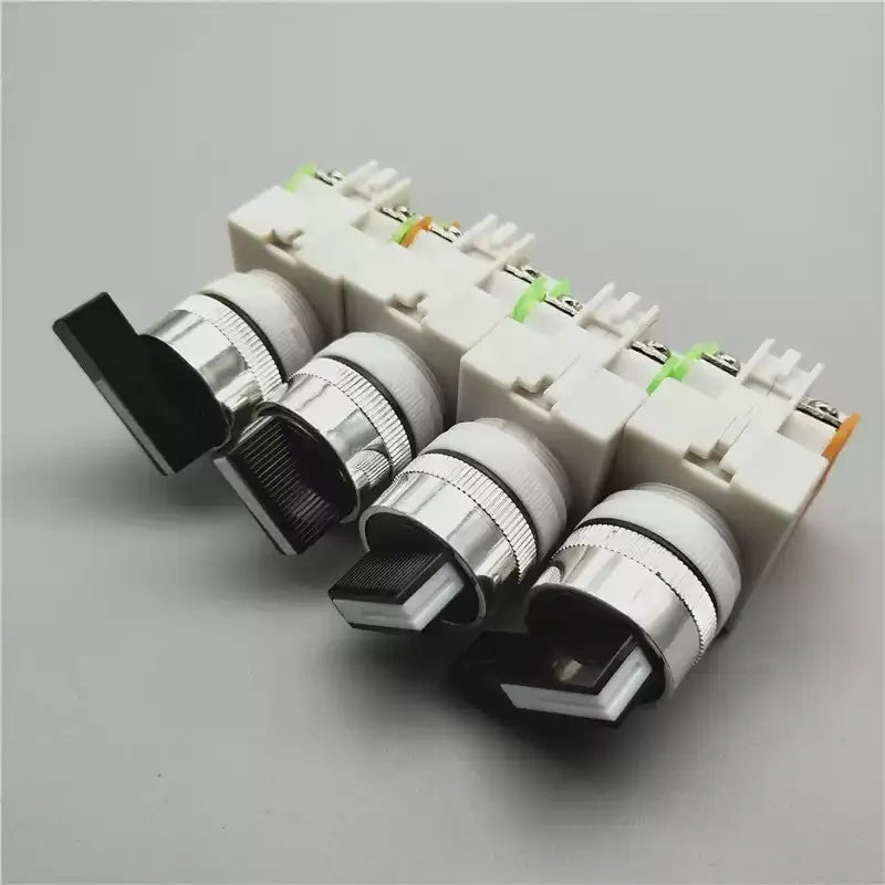 22mm LAY37-11X2(Y090) Rotary Selector Switch 2/3 Position Latching/Momentary type