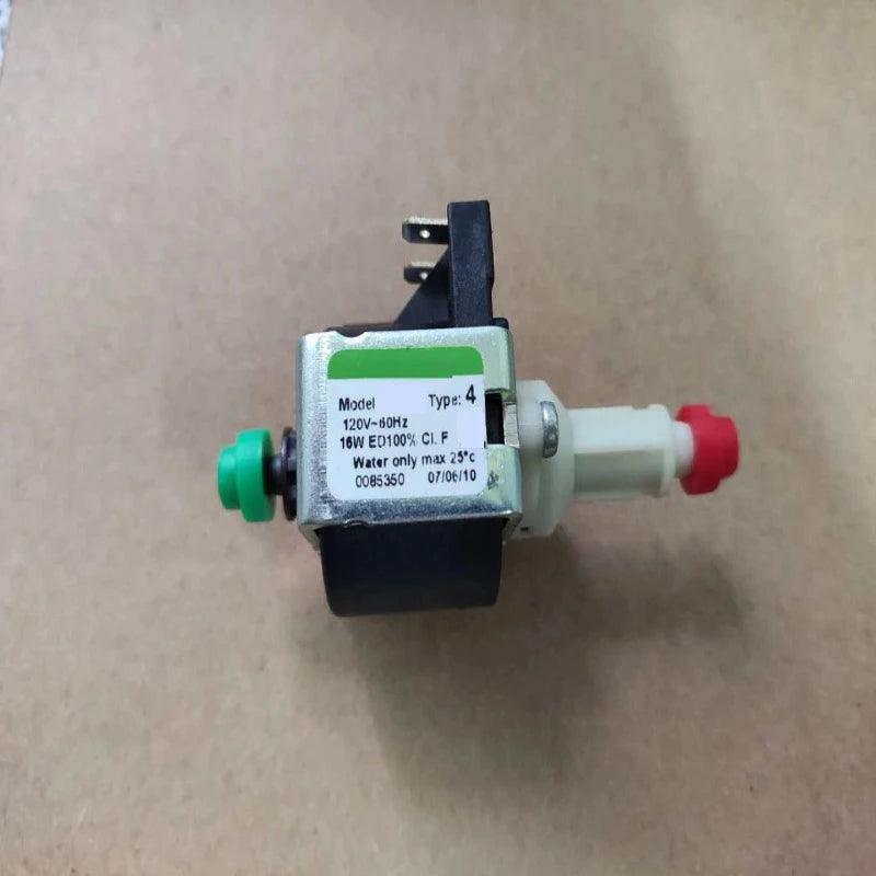 Italy Imports Solenoid Pump High Pressure Water Pump AC 120V 60hz 16W Coffee Machine Electromagnetic Pomp Washing Electric Pump