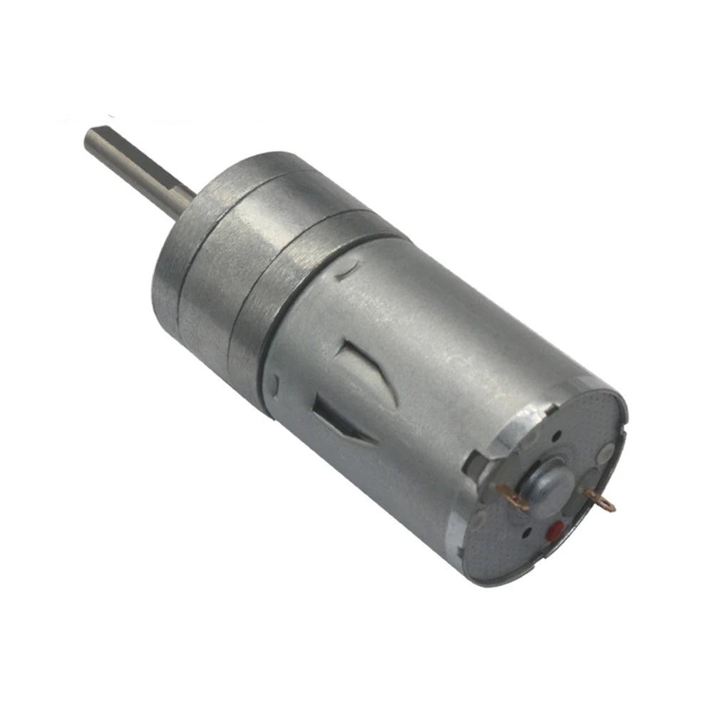 JGA25-370 25MM Long Shaft 6v 12v 24v DC Electric Gear Motor High Torque Reversed Adjusted Speed