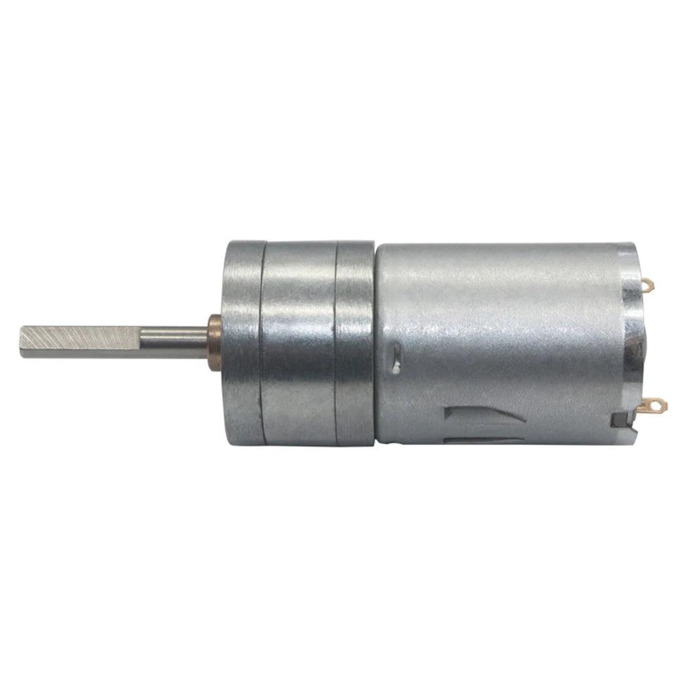 JGA25-370 25MM Long Shaft 6v 12v 24v DC Electric Gear Motor High Torque Reversed Adjusted Speed