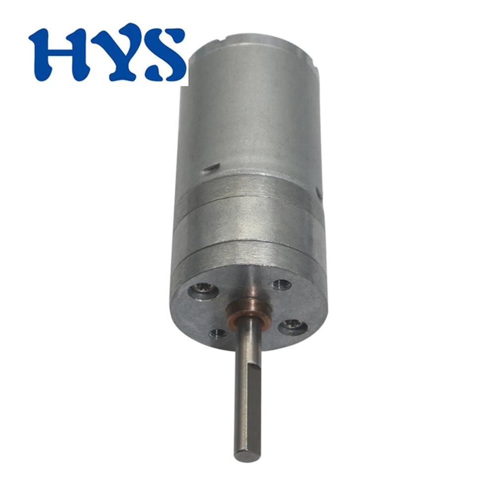 JGA25-370 25MM Long Shaft 6v 12v 24v DC Electric Gear Motor High Torque Reversed Adjusted Speed