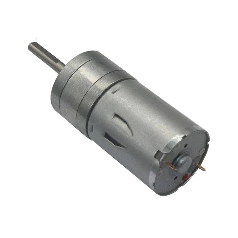 JGA25-370 25MM Shaft 6v 12v 24v DC Electric Gear Motor High Torque PWM Forward Reversed Adjusted Speed