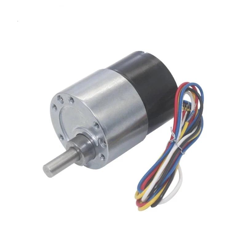 JGB37-3525 12V 24V Brushless DC Metal Gear Motor 7-960RPM High Torque BLDC PWM Adjust Forward Reversed Signal Feedback