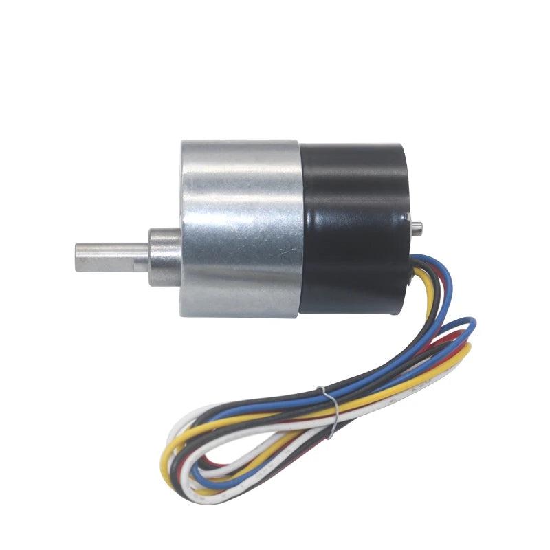 JGB37-3525 12V 24V Brushless DC Metal Gear Motor 7-960RPM High Torque BLDC PWM Adjust Forward Reversed Signal Feedback - electrical center b2c