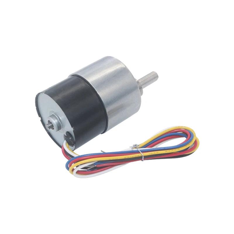 JGB37-3525 12V 24V Brushless DC Metal Gear Motor 7-960RPM High Torque BLDC PWM Adjust Forward Reversed Signal Feedback - electrical center b2c