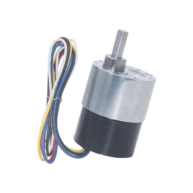 JGB37-3525 12V 24V Brushless DC Metal Gear Motor 7-960RPM High Torque BLDC PWM Adjust Forward Reversed Signal Feedback - electrical center b2c