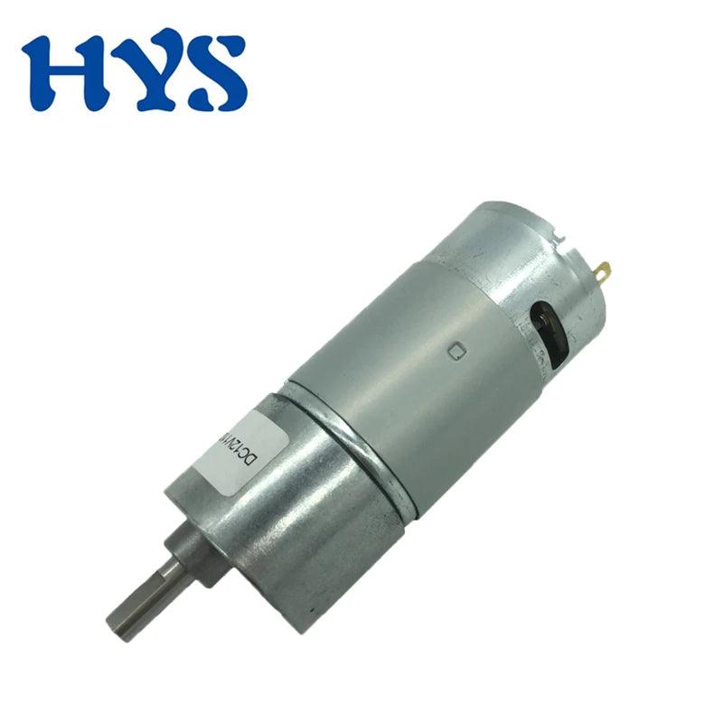 JGB37-550 DC 12V Gear Motor High Torque Max 35KG.CM High Power All MetalGearbox Reducer Speed 18rpm-2300rpm