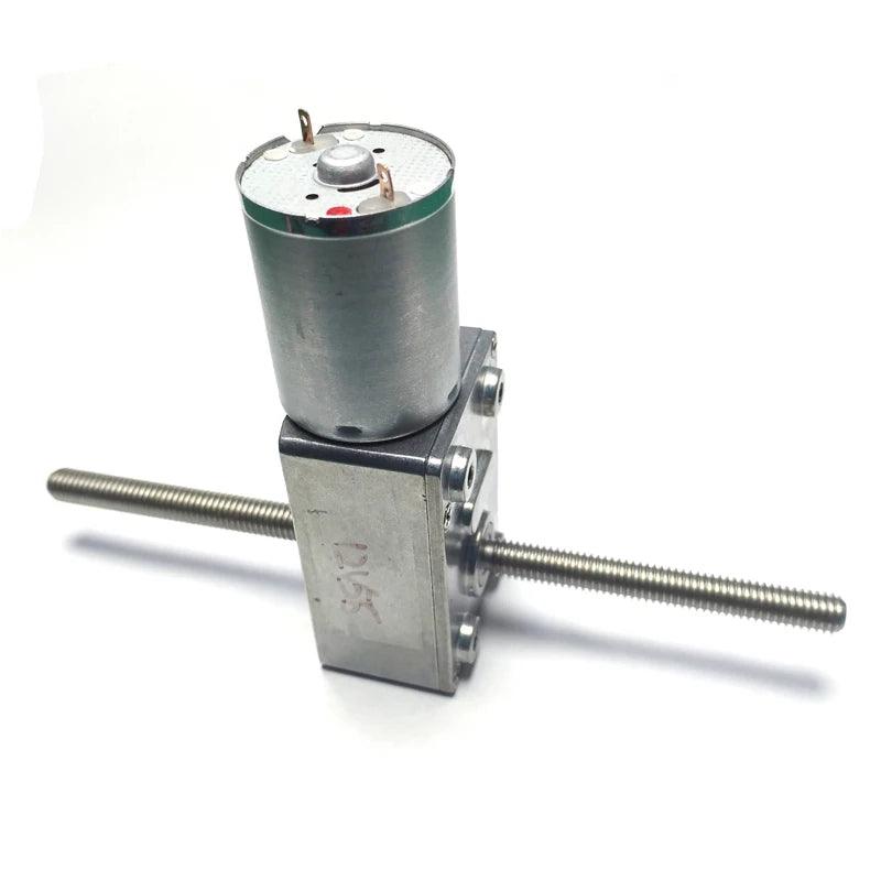 JGY 370 DC Motor 6V 12V 24V Gear Double Shaft M6 Length 50mm Electric 12 V Volt Reversed Mini Motors