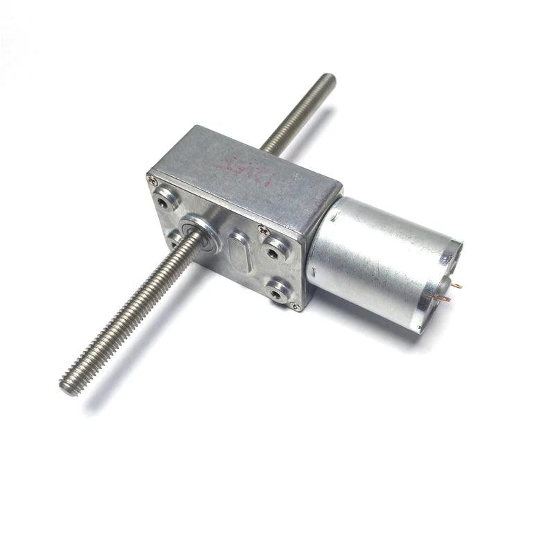 JGY 370 DC Motor 6V 12V 24V Gear Double Shaft M6 Length 50mm Electric 12 V Volt Reversed Mini Motors