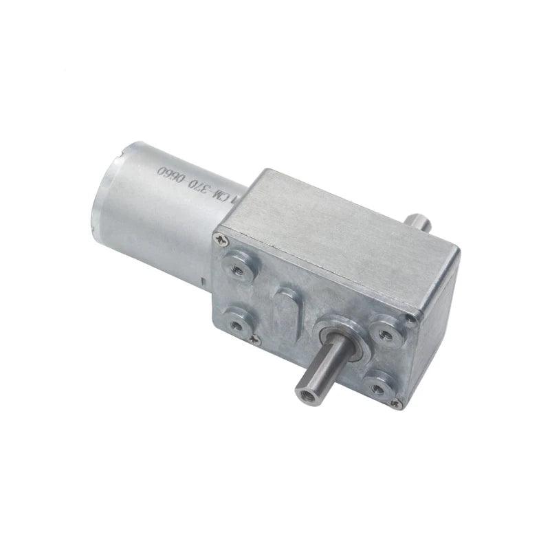 JGY-370 Double Shaft 12v DC Electric Motor 24V DC Motor 6V Worm Gear Motor