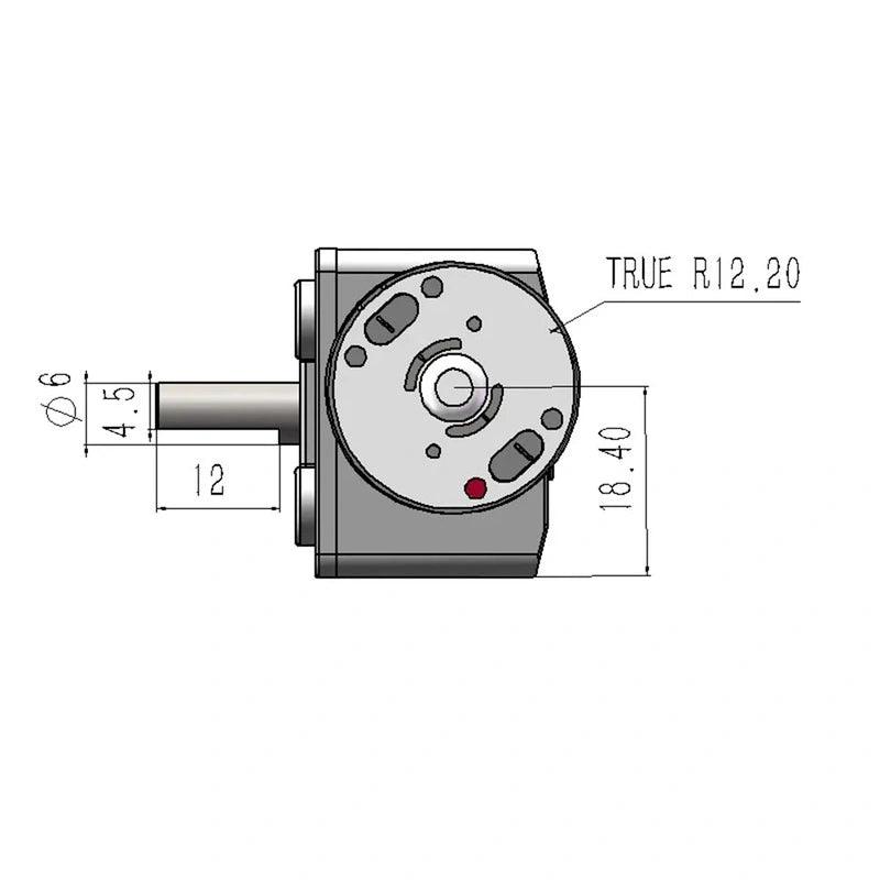 JGY370 Mini DC Motor 6V 12V 24V 6RPM to 210RPM High Torque Speed Reducer Metal Worm Gear Box Motors Reversible 370 Electric