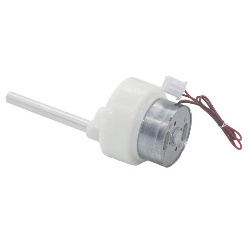 JS30 DC Gear Motor 6V 4RPM Long Shaft 52mm PWM Forward Reversible Electric 6 Volt Robot Crafts Toy Advertising Light Boxes Moter