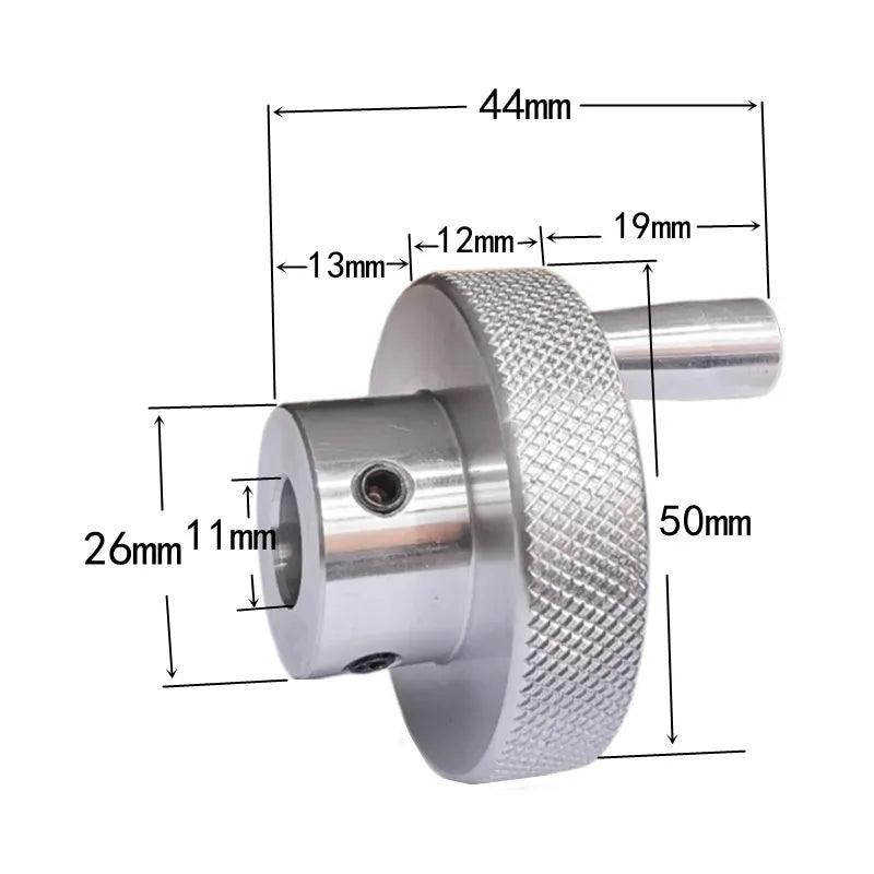 Lathe Handwheel Bore 5/6/7/8/10/11/12/14/16/18mm Solid Scale Handwheel Machinery Accessories For Lathe Milling Grinding Machine