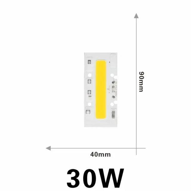 LATTUSO- 10pcs/lot COB Chip|  10W-50W Cold/Warm light optional - electrical center b2c