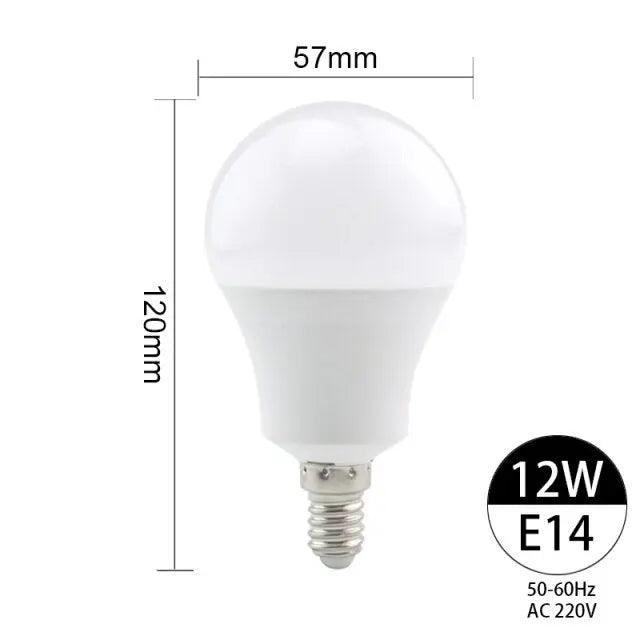 LATTUSO- 2Pcs/Lot  LED Bulb E14 E27 /3W -20W optional - electrical center b2c