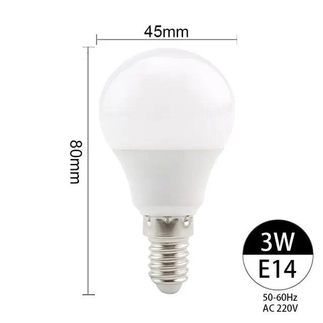 LATTUSO- 2Pcs/Lot  LED Bulb E14 E27 /3W -20W optional - electrical center b2c