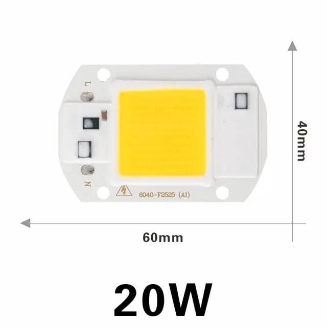 LATTUSO- 2pcs/lot LED COB Lamp Chip| 10W-50W Cold/Warm light optional - electrical center b2c