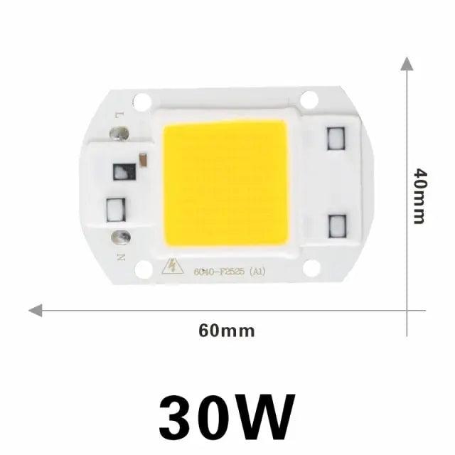 LATTUSO- 2pcs/lot LED COB Lamp Chip| 10W-50W Cold/Warm light optional - electrical center b2c