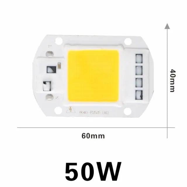 LATTUSO- 2pcs/lot LED COB Lamp Chip| 10W-50W Cold/Warm light optional - electrical center b2c