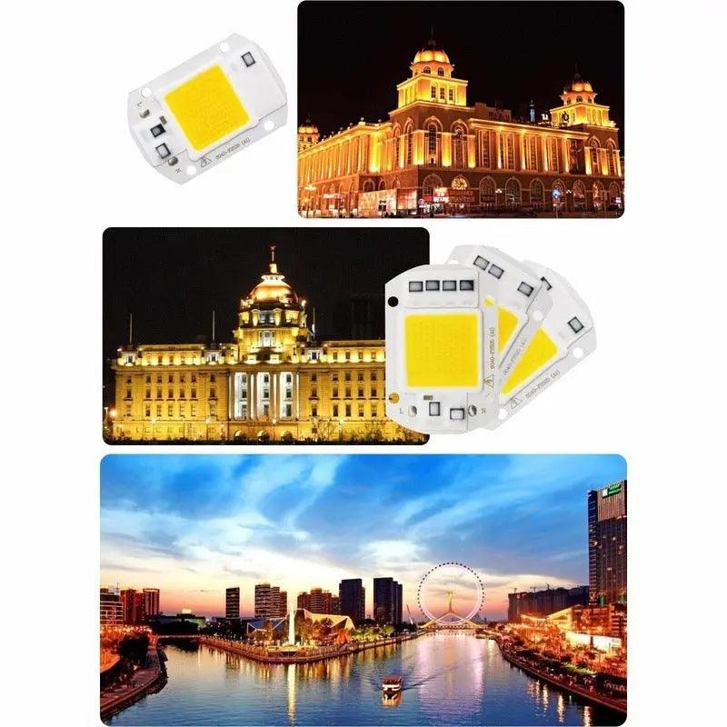 LATTUSO- 2pcs/lot LED COB Lamp Chip| 10W-50W Cold/Warm light optional - electrical center b2c